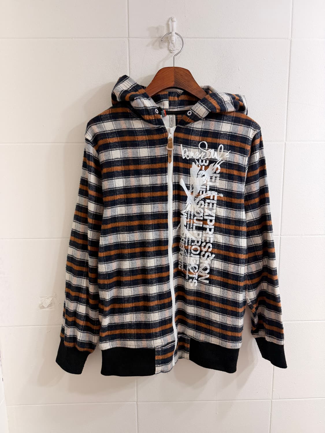 빈티지 오렌지 노르딕 스트릿 너드 힙 코디 세트 상품이미지5