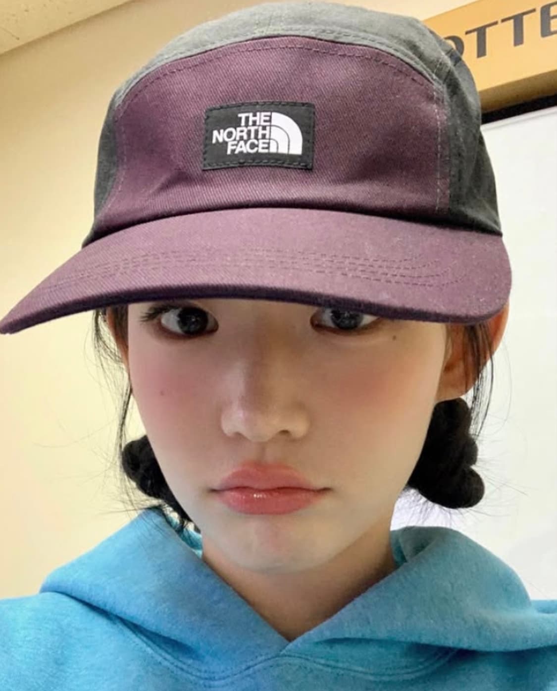 노스페이스 패널 캡 퍼플 상품이미지1