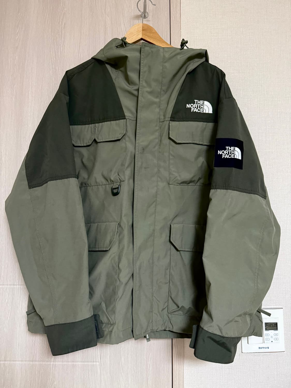 노스페이스 레인저 자켓 카키 바람막이 화이트라벨 상품이미지1