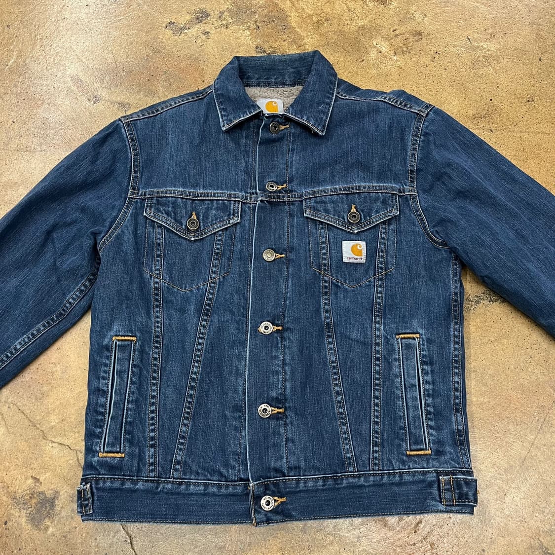 [정품/S] 칼하트 데님 자켓 청자켓 b14 상품이미지3