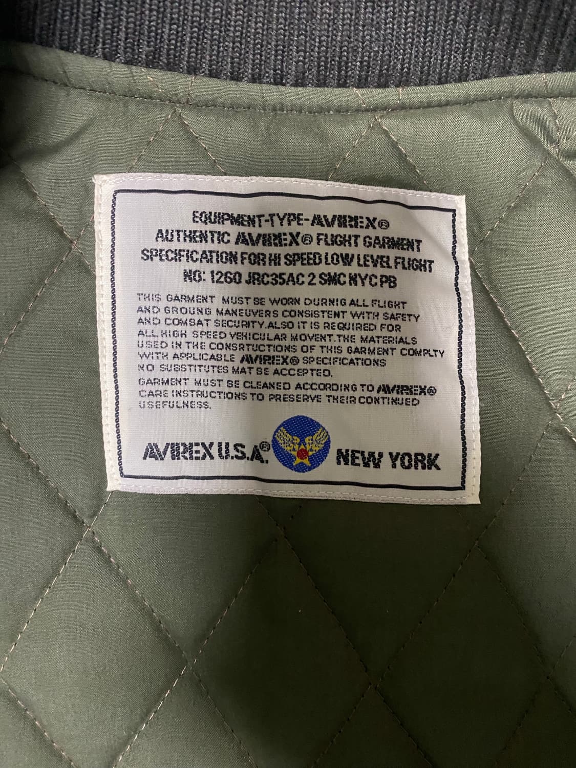 아비렉스 플라이트 자켓 상품이미지5