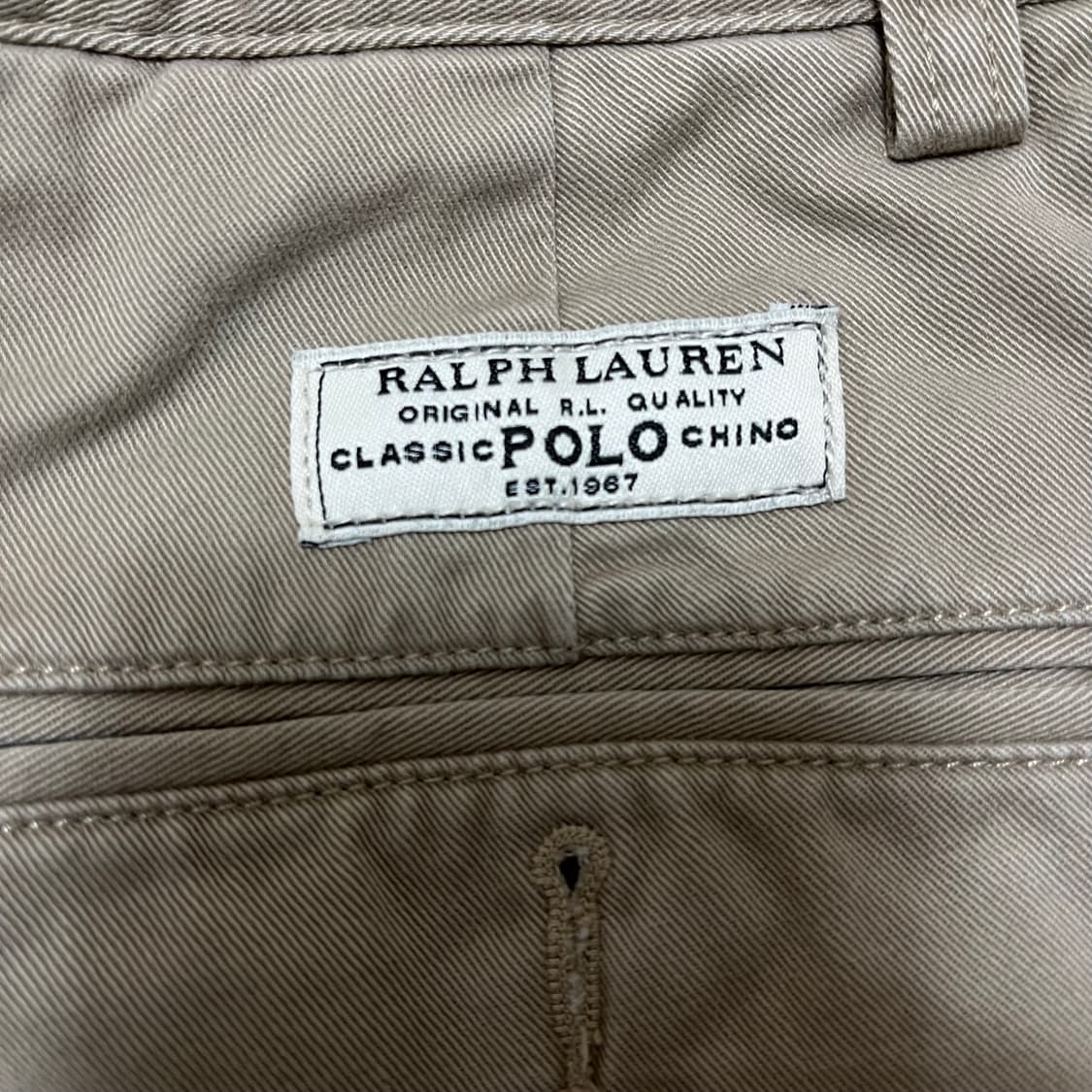 폴로 랄프로렌 클래식핏 베이지 치노 팬츠 SL 상품이미지5