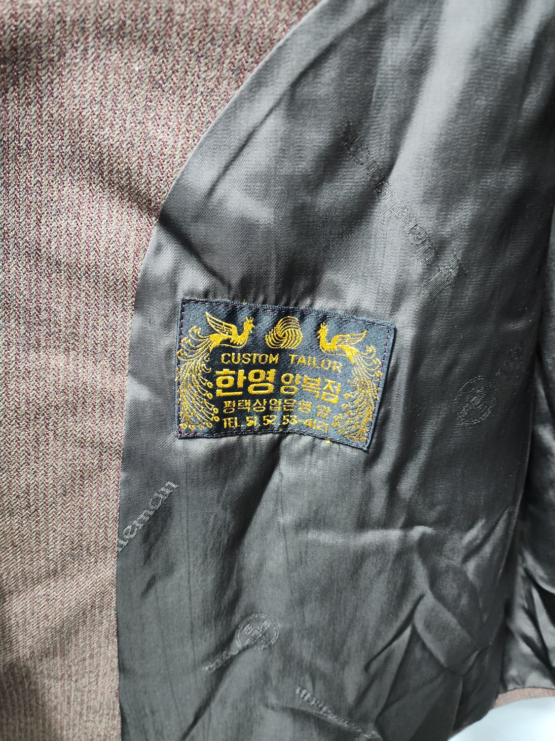 핸드메이드 90s 모직 더블브레스티드 블레이저 상품이미지4