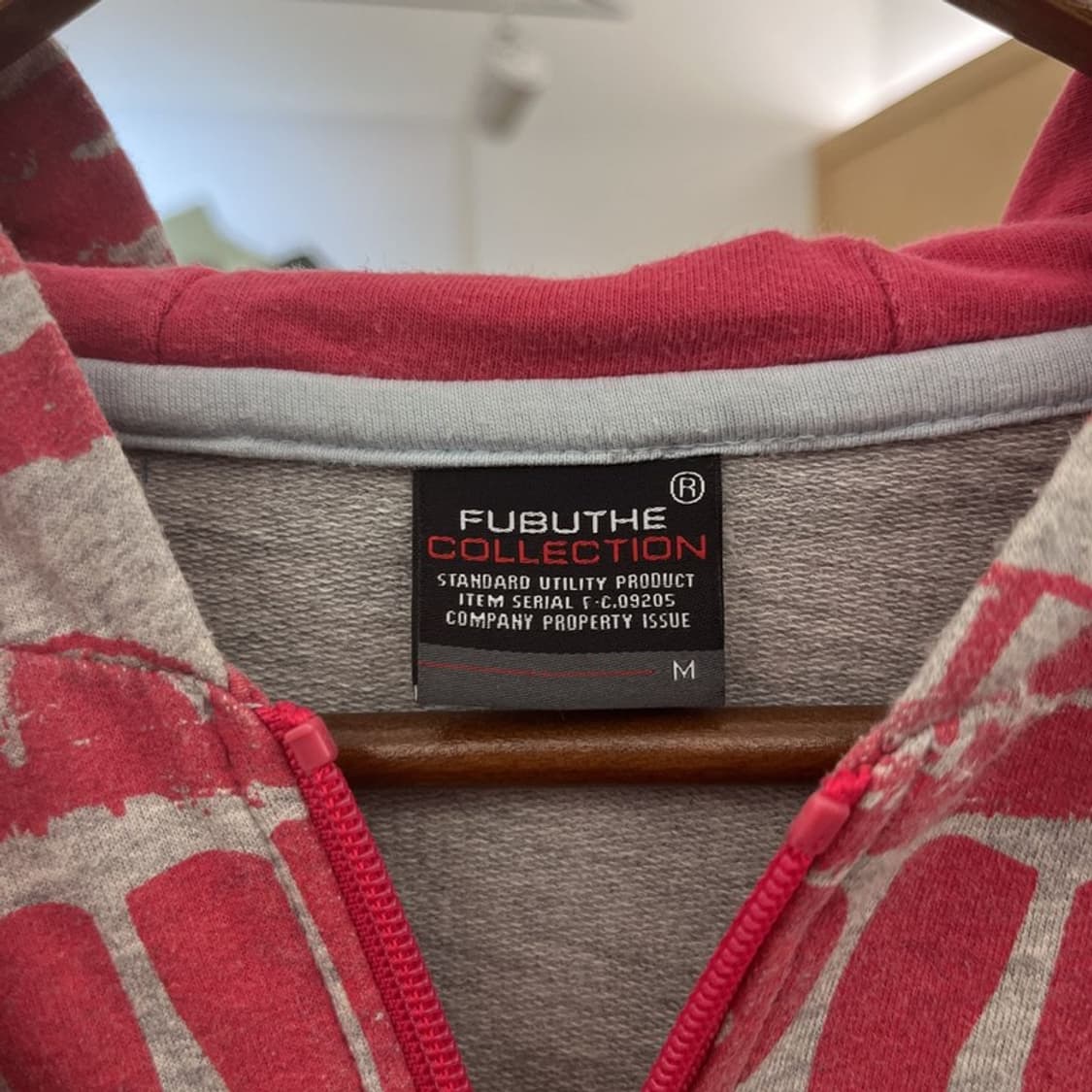 푸부 올드스쿨 레트로 빈티지 로고플레이 후드집업 M C10134 상품이미지5