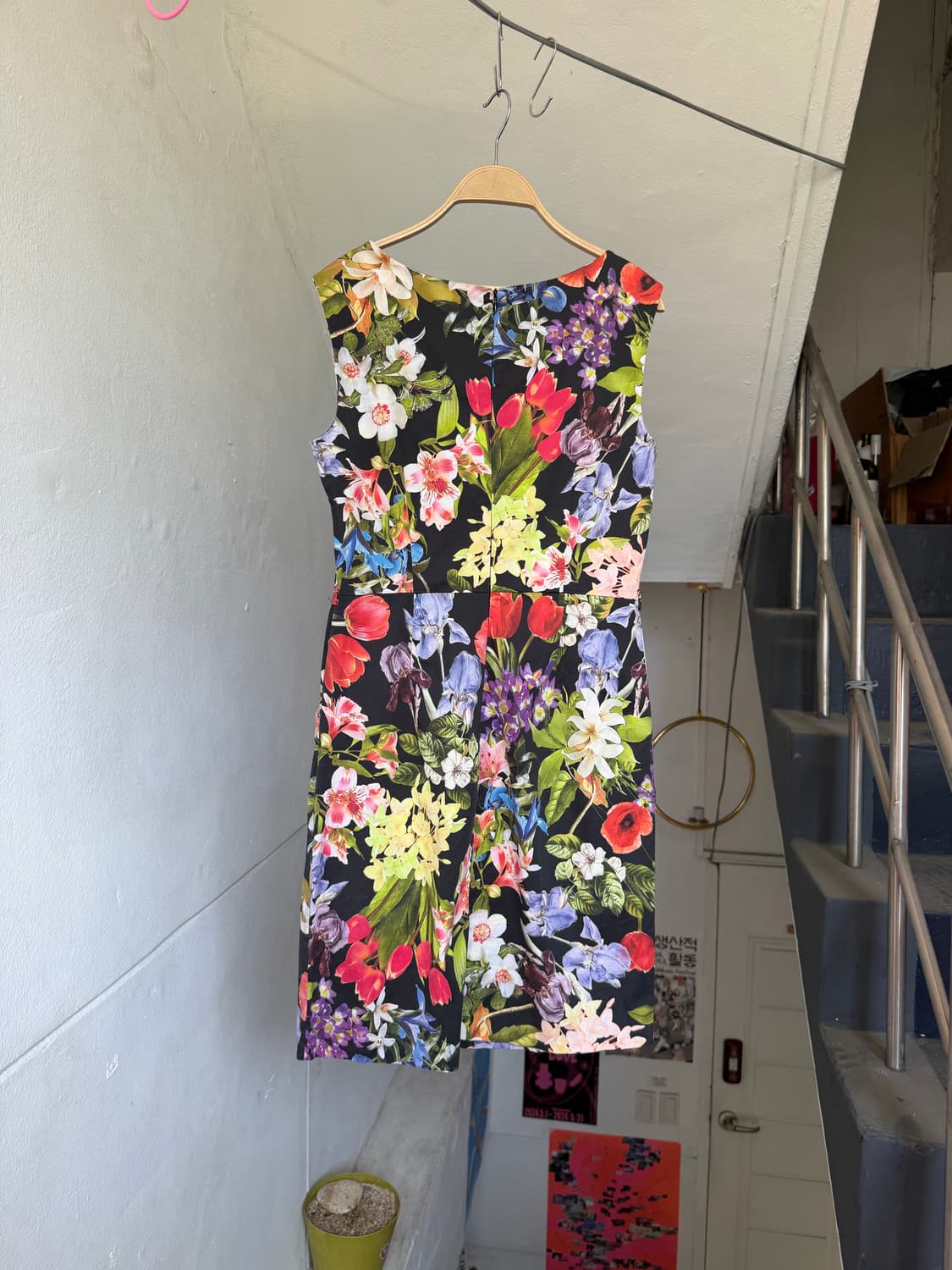 SUPERPOSE 플라워 나시 원피스 made in italy 상품이미지5