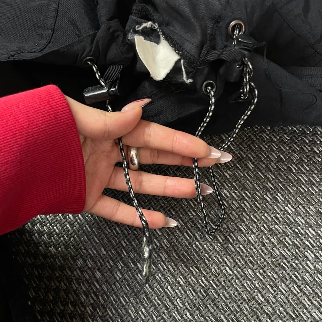 컬럼비아 블랙 바람막이 자켓 95 상품이미지5