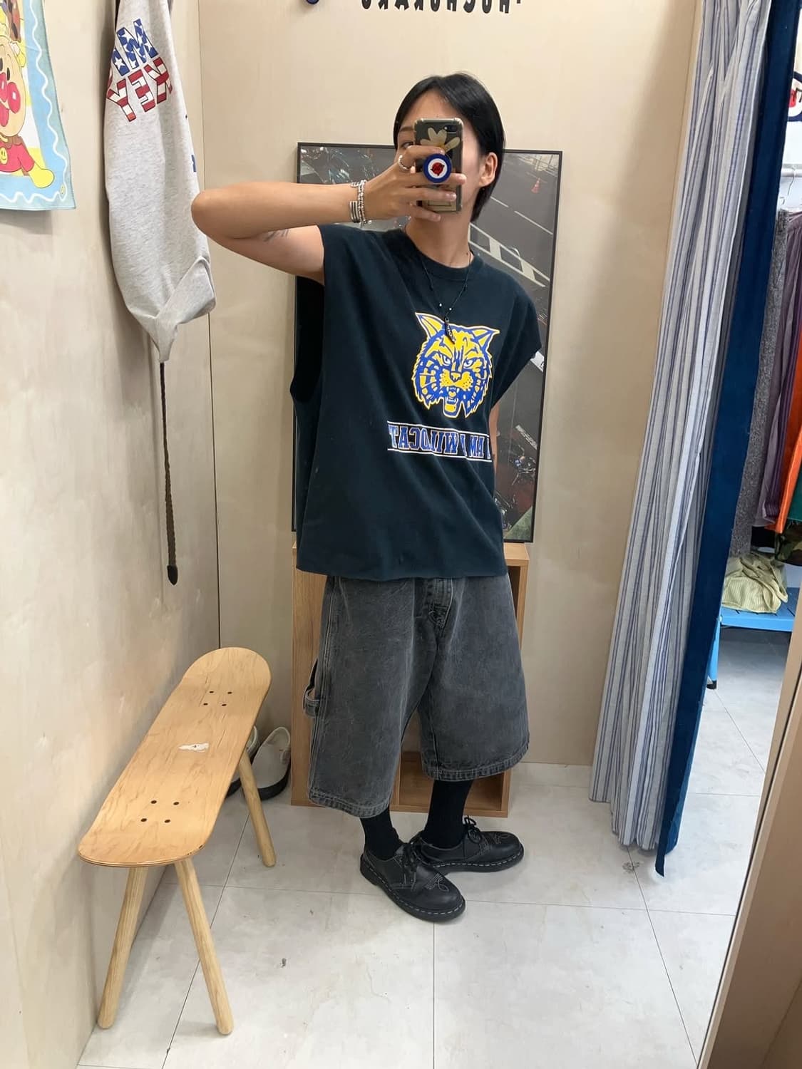 Gildan cutting sleeveless  상품이미지5