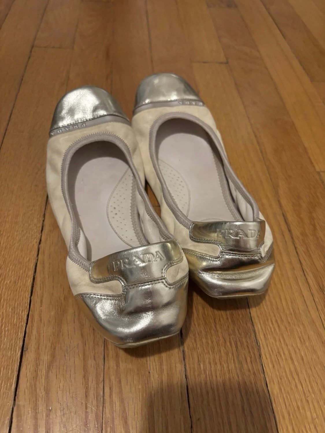 Prada ivory ballet flat 프라다 발레 플랫슈즈 250 상품이미지2