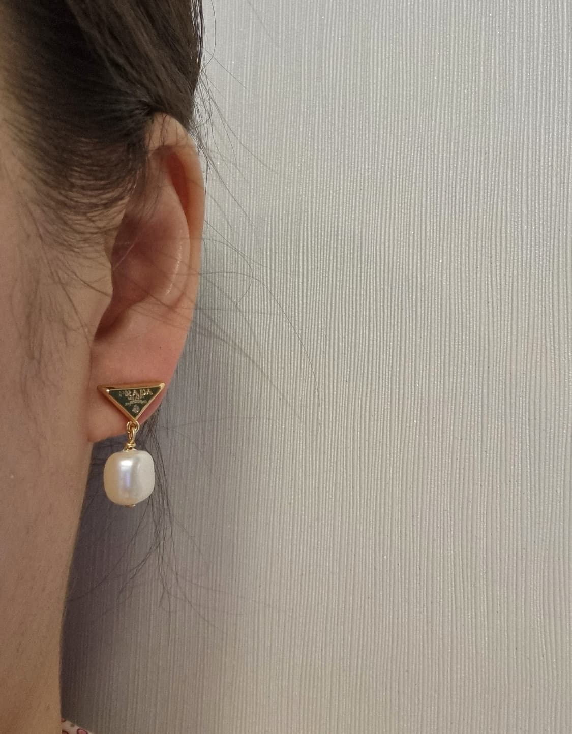 프라다 업사이클링 진주 귀걸이 상품이미지6