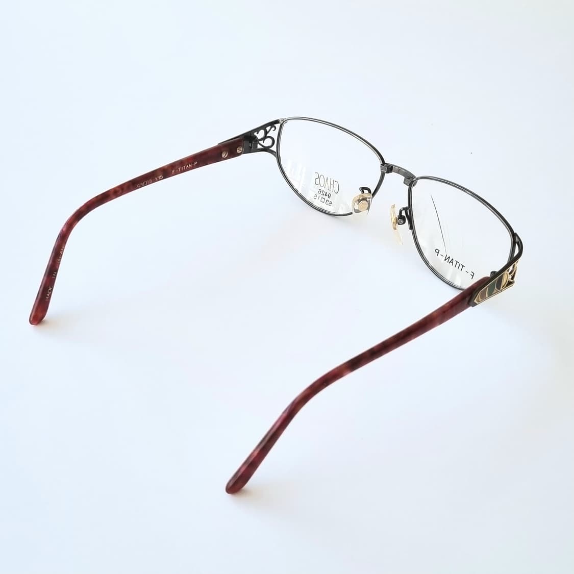 데드스탁 CHAOS  티탄P 오벌형 콤비 안경 1118 상품이미지6