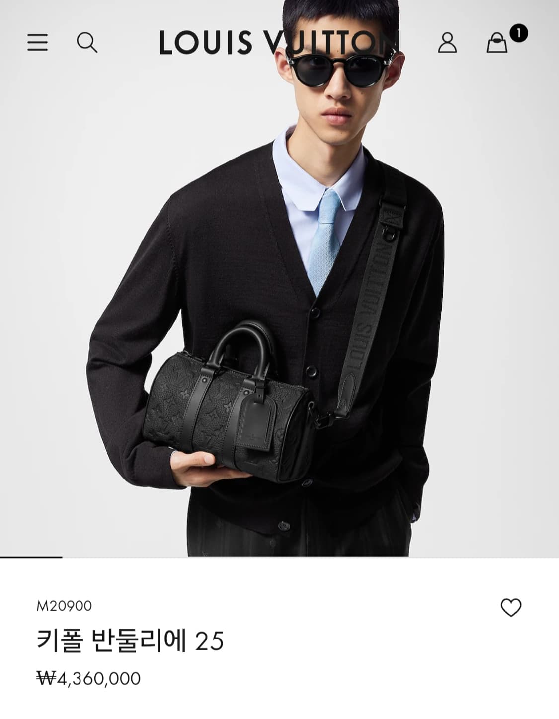 루이비통 토리옹 키폴25 반둘리에 신형 (새상품) 상품이미지3