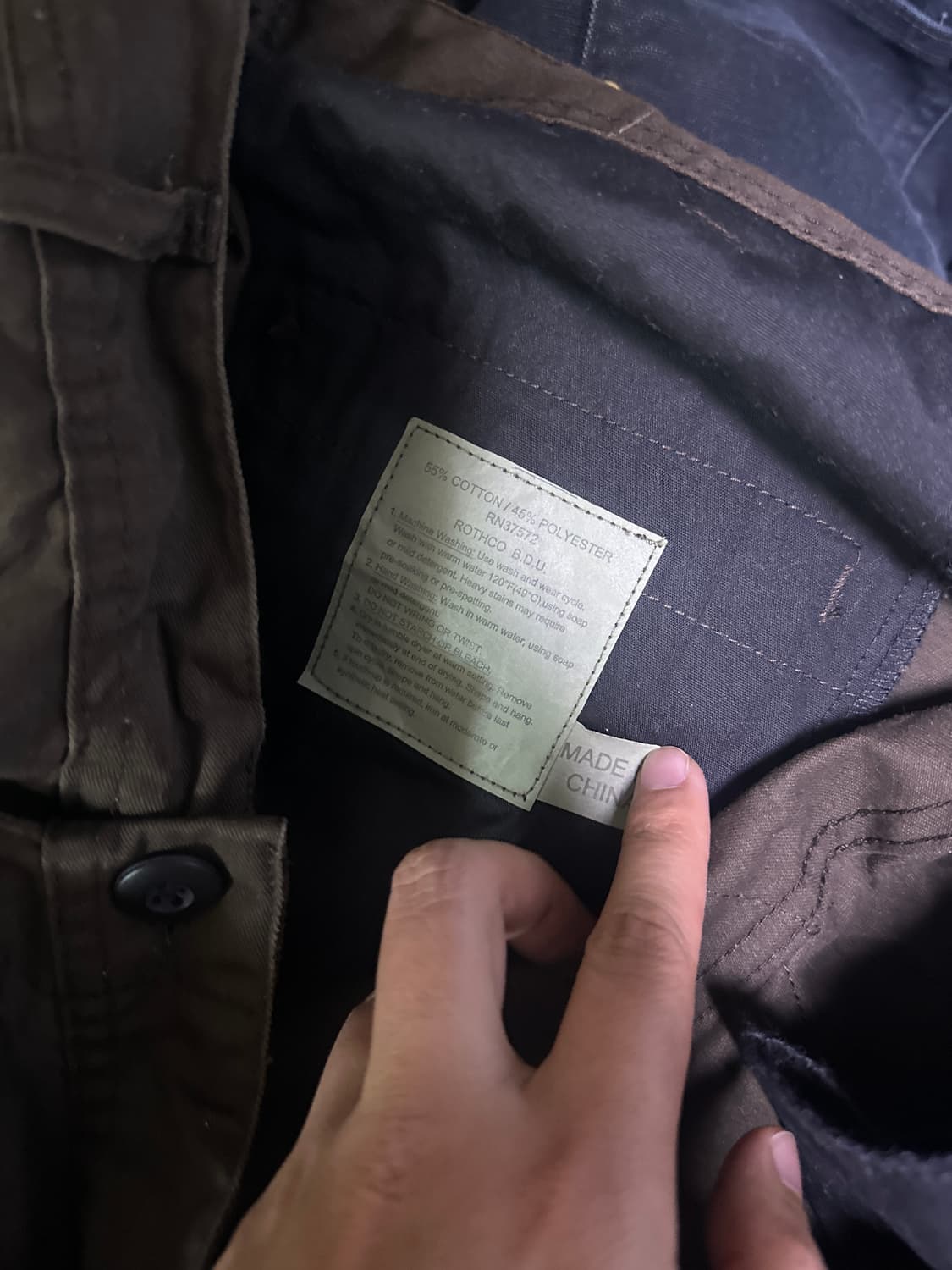 [L] Rothco 택티컬 BDU 팬츠 브라운 상품이미지5