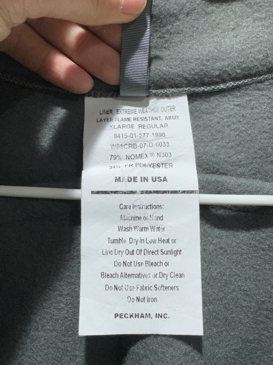 미군 전차병 폴라텍 플리스 자켓 (XL-R) 상품이미지6