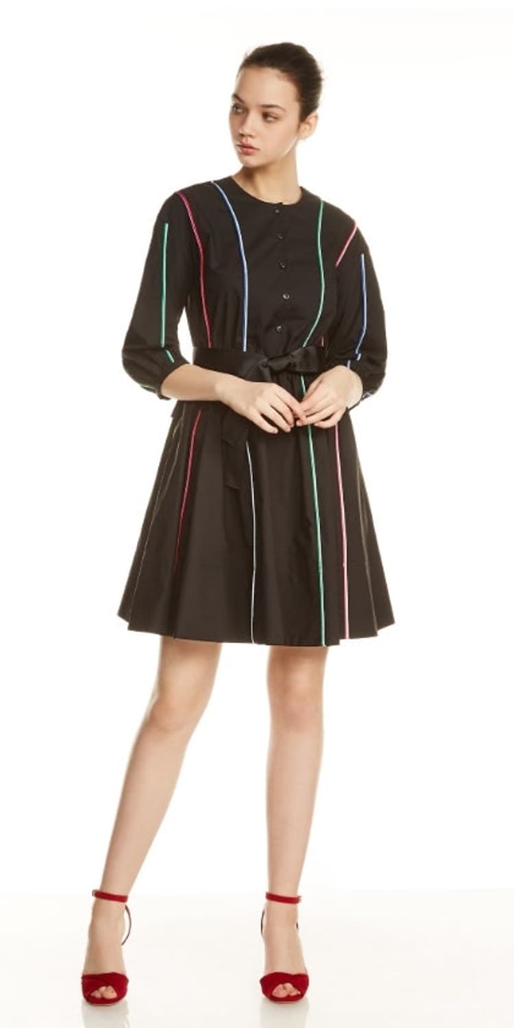 Maje 마쥬 멀티컬러 라인 벨트 원피스 1사이즈 상품이미지1