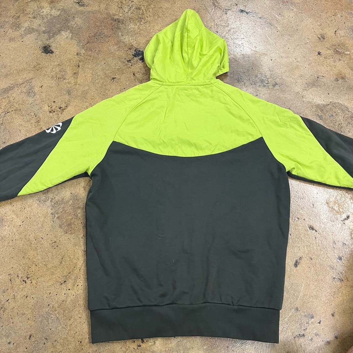 [정품/L] 나이키 형광 블랙 후드 집업 자켓 b10 상품이미지4