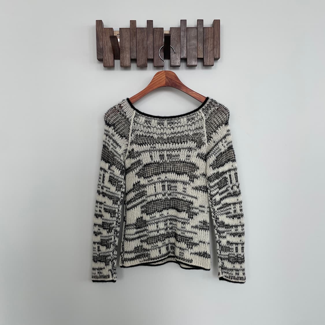 조르지오 아르마니 시스루 패턴 니트 상품이미지3