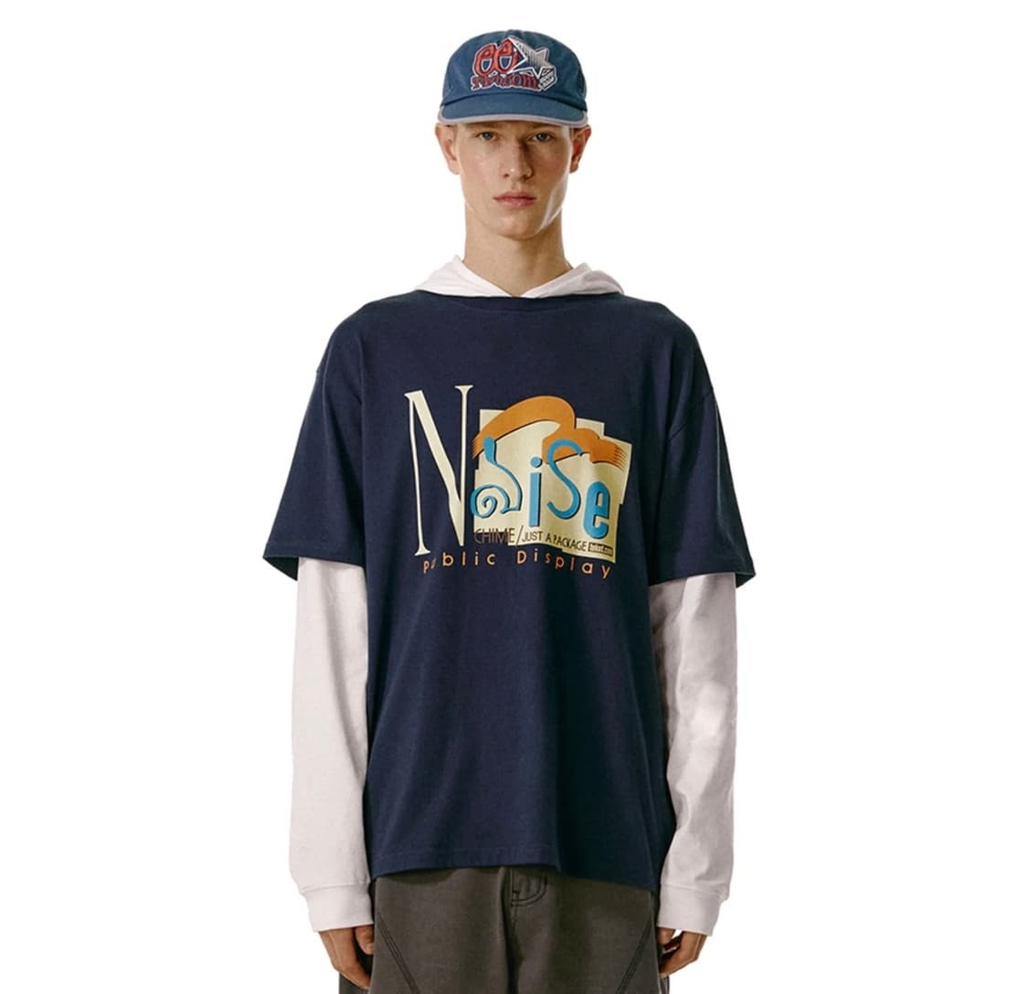 [Teket]테켓 Noise Layered Hooded Tee 레이어드티 상품이미지2