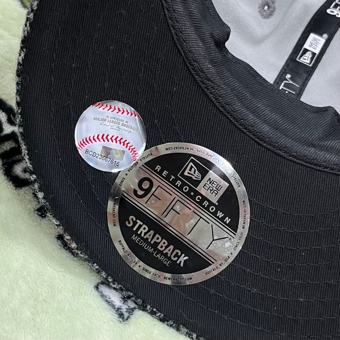 뉴에라x헤리스 트위드 뉴욕 양키즈 스냅백 상품이미지7