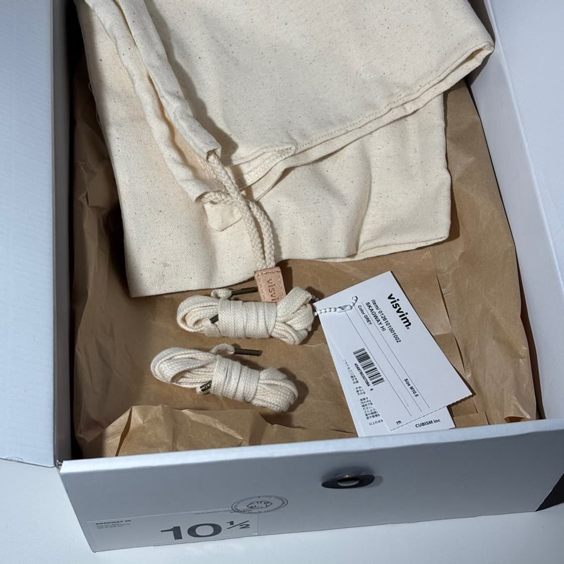 10.5) 비즈빔 visvim 26ss 스캐그웨이 하이 그레이 상품이미지8