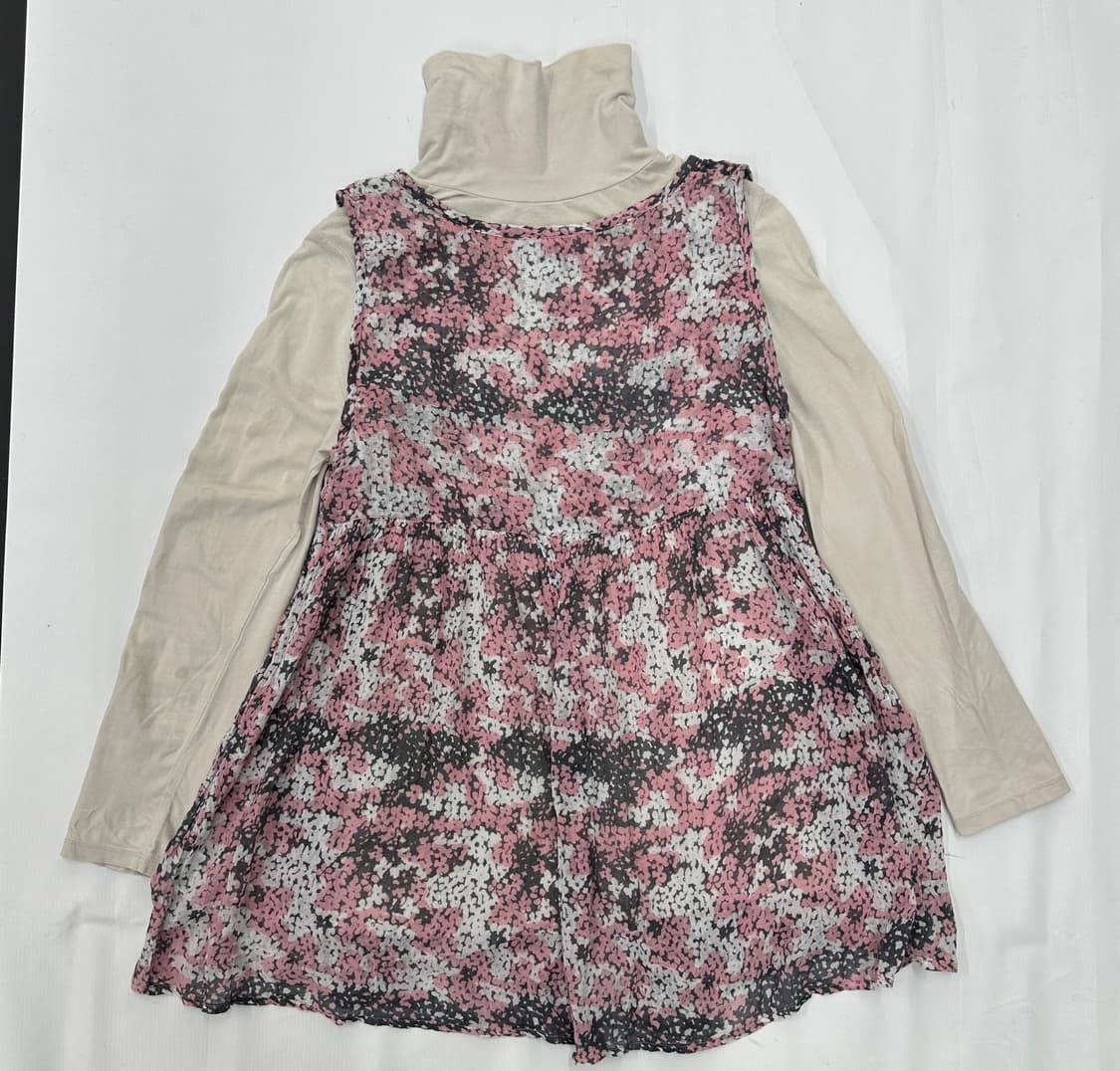 🌷하구미의 핑크 플라워 코디세트🌷레이어드 모리걸 에스닉 오리엔탈 상품이미지3