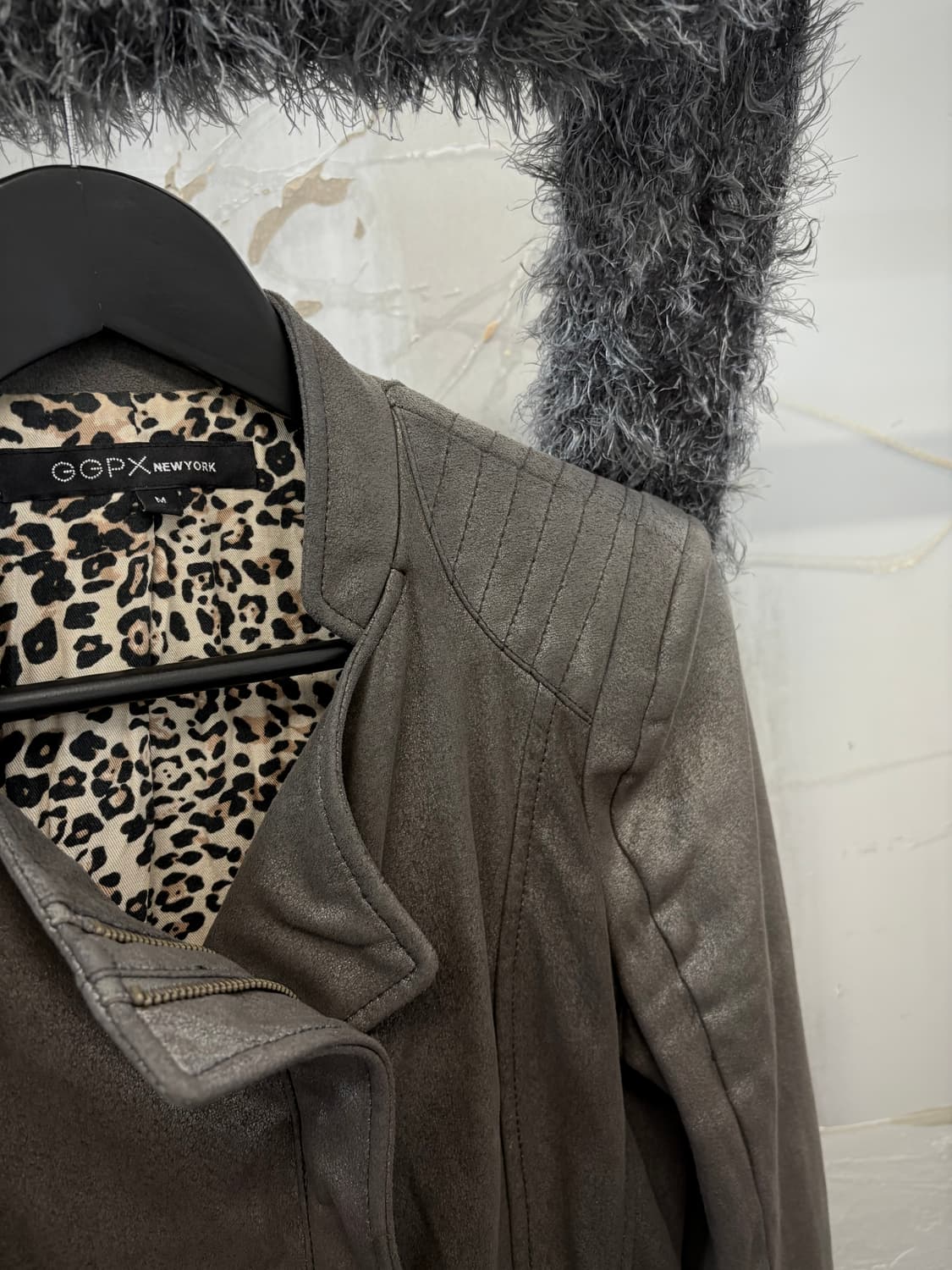 grey Diagonal Jacket 상품이미지3