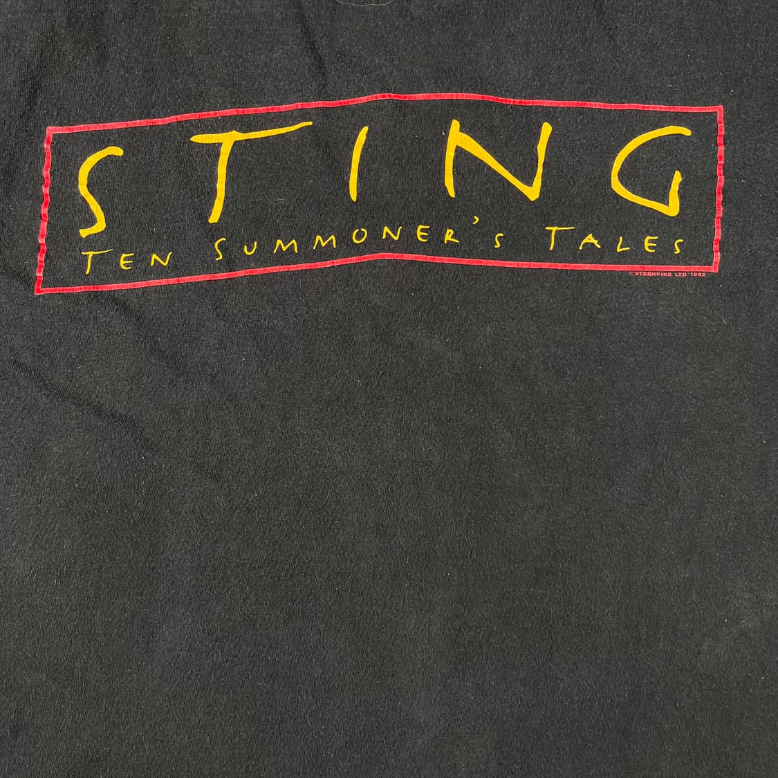 빈티지 Sting Ten Summoner’s Tales 투어 반팔 상품이미지6