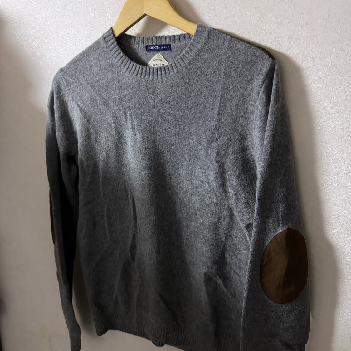 보기 밀라노 남성 메리노울 혼방 니트 S(남성 95정도) 상품이미지6