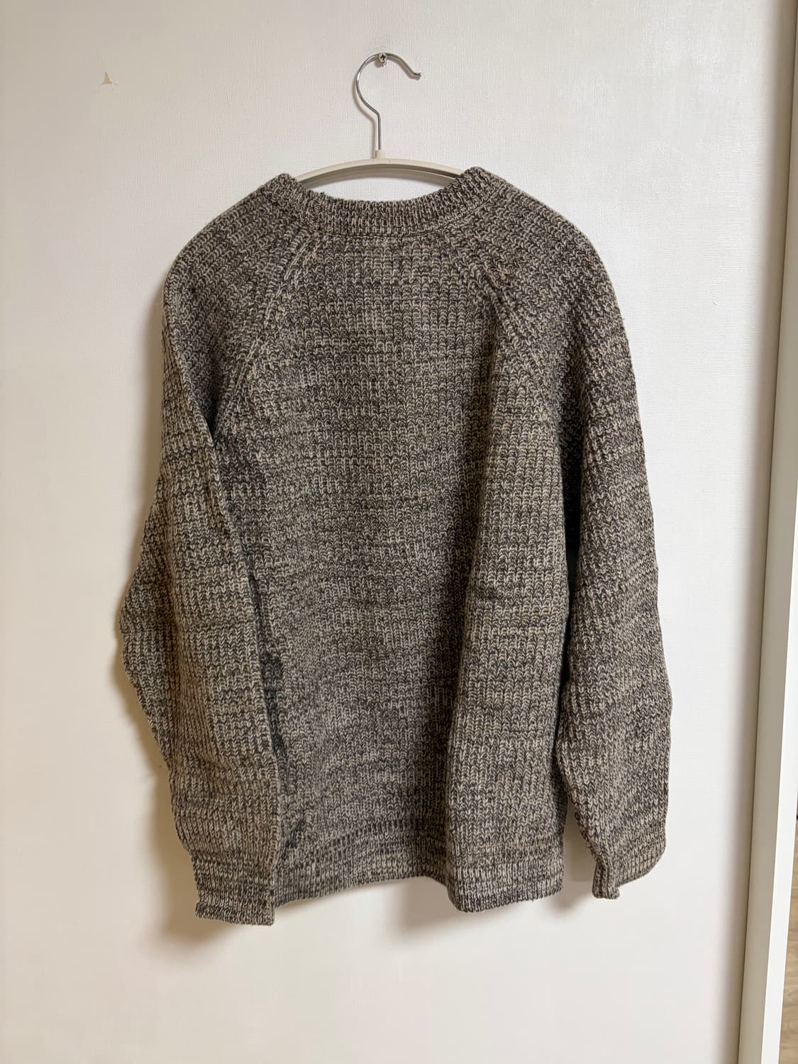 [M]24fw 카키스 울 니트 브라운 상품이미지3