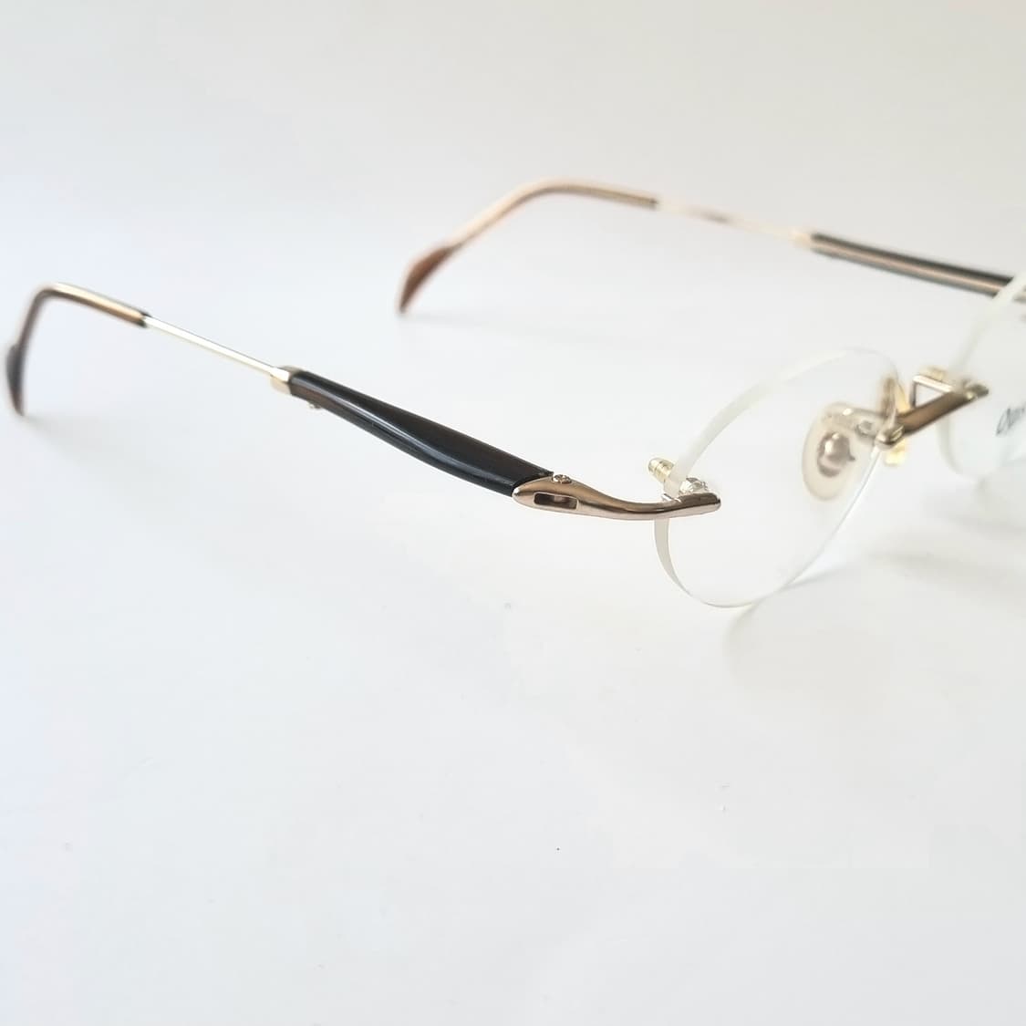 데드스탁 빈티지 오벌 무테 안경테 567 상품이미지8