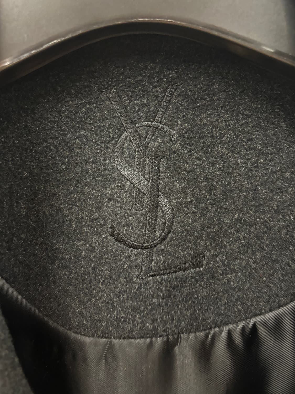 YSL 생로랑 블랙 울블루종 자켓 110 상품이미지4