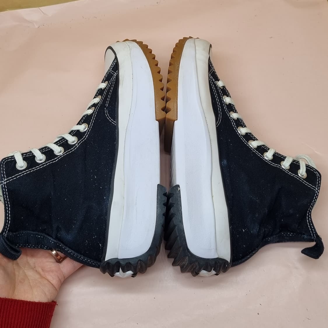 컨버스 런스타 하이크 블랙 하이탑260 상품이미지5