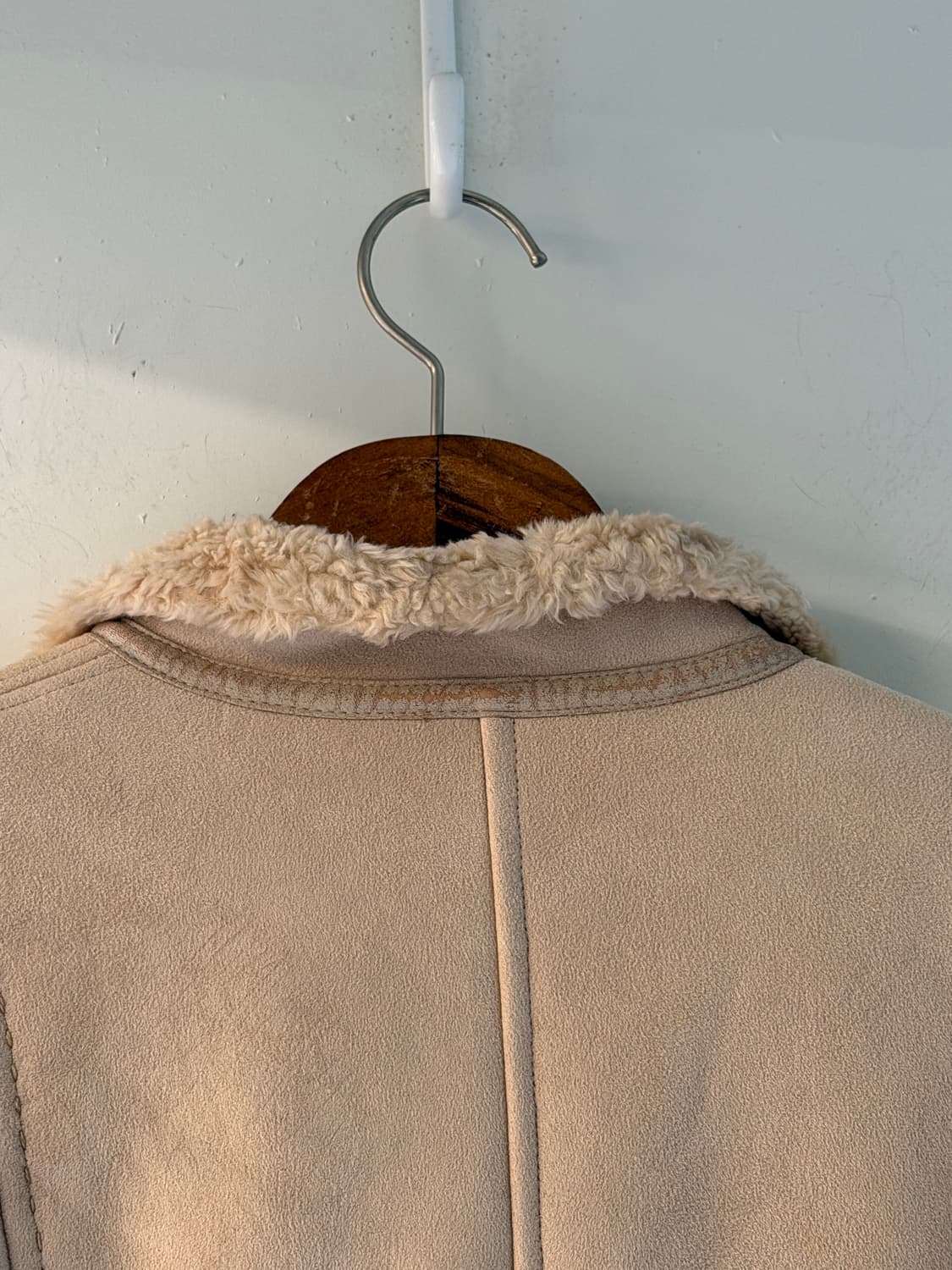 일본빈티지 베이지 무스탕 상품이미지10