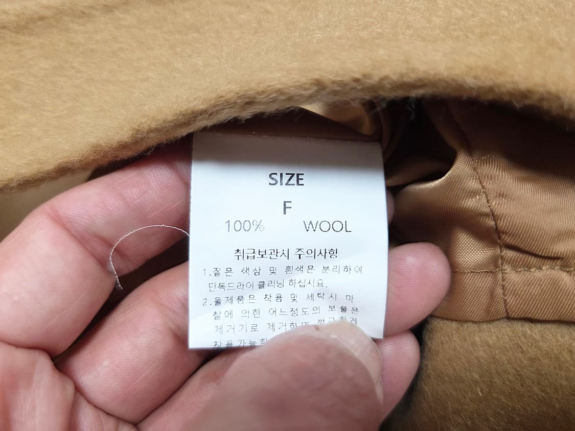 베니토(BENITO) 레아나 울100 노카라 하프코트 프리사이즈 새상품 상품이미지5