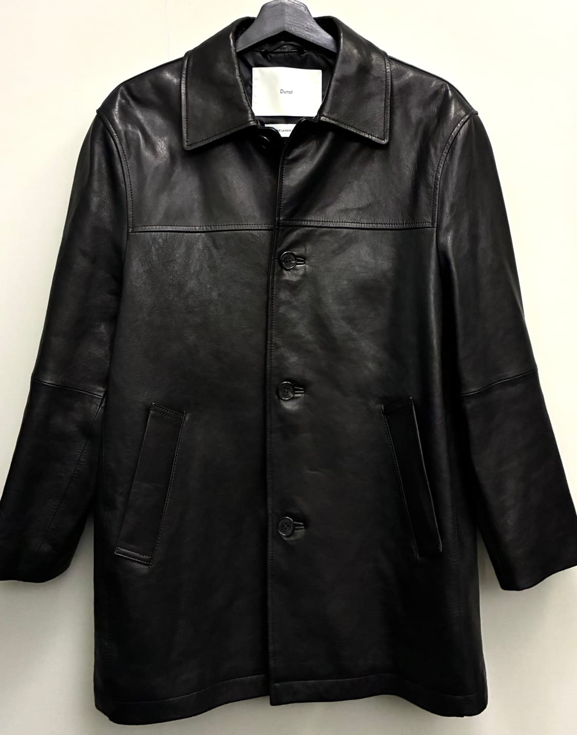 (XS)Dunst 던스트 유니섹스 램스킨 하프 카코트 레더자켓 상품이미지2