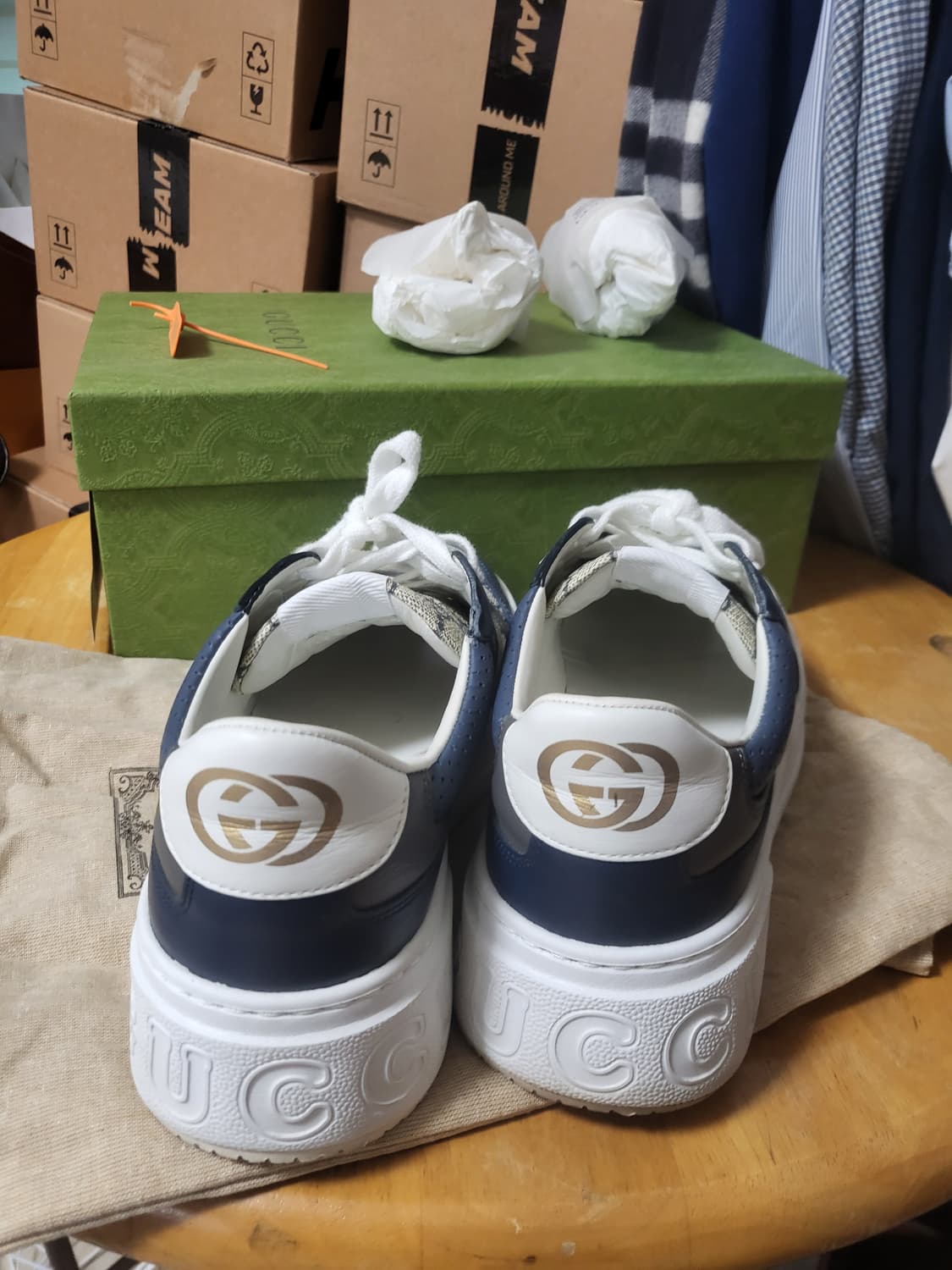 24SS 구찌 GG 청키 스니커즈 7.5(260-265) 상품이미지6