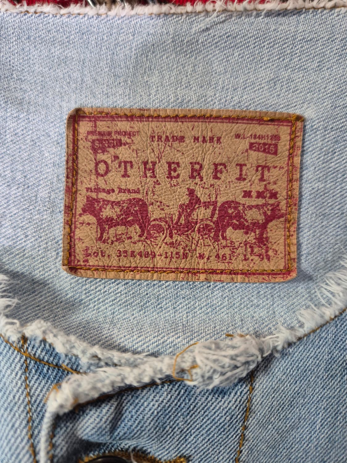 OTHERFIT 데님 자켓 00/F 115사이즈/세탁완료 상품이미지8