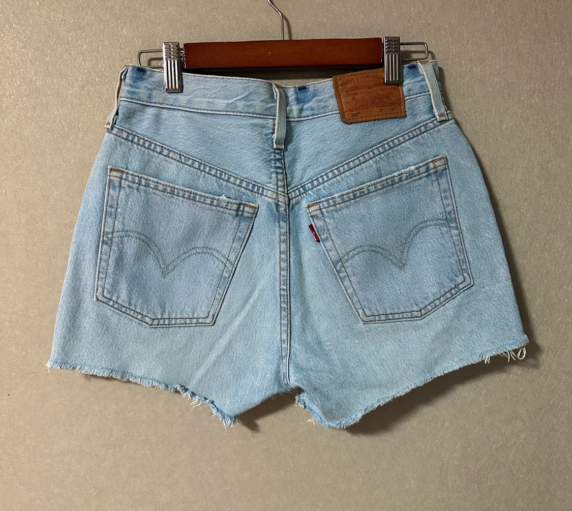 리바이스 501 쇼츠 연청 25 상품이미지2