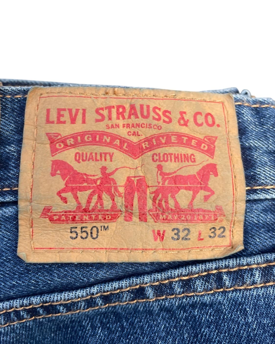 [32x32] Levis 리바이스 550 미사용 새제품 데님 팬츠 e14 상품이미지3