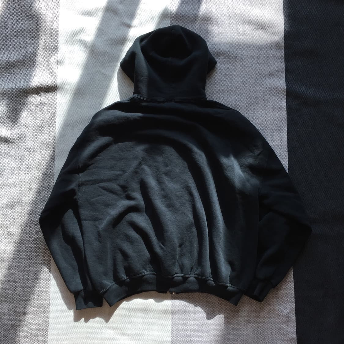 빈티지 러셀 후드집업 블랙 XL 상품이미지5