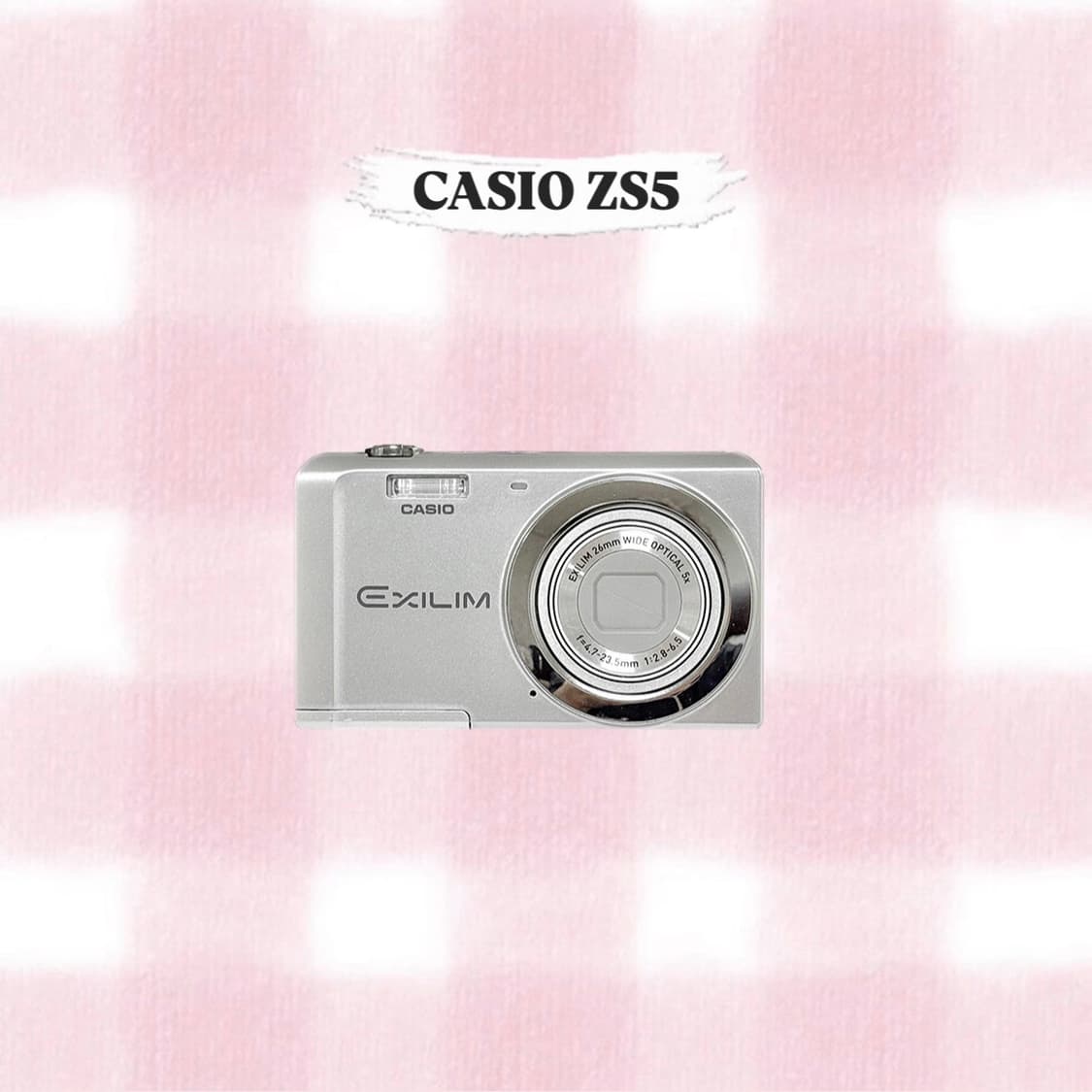 카시오 엑슬림 ZS5 실버 빈티지디카 상품이미지1