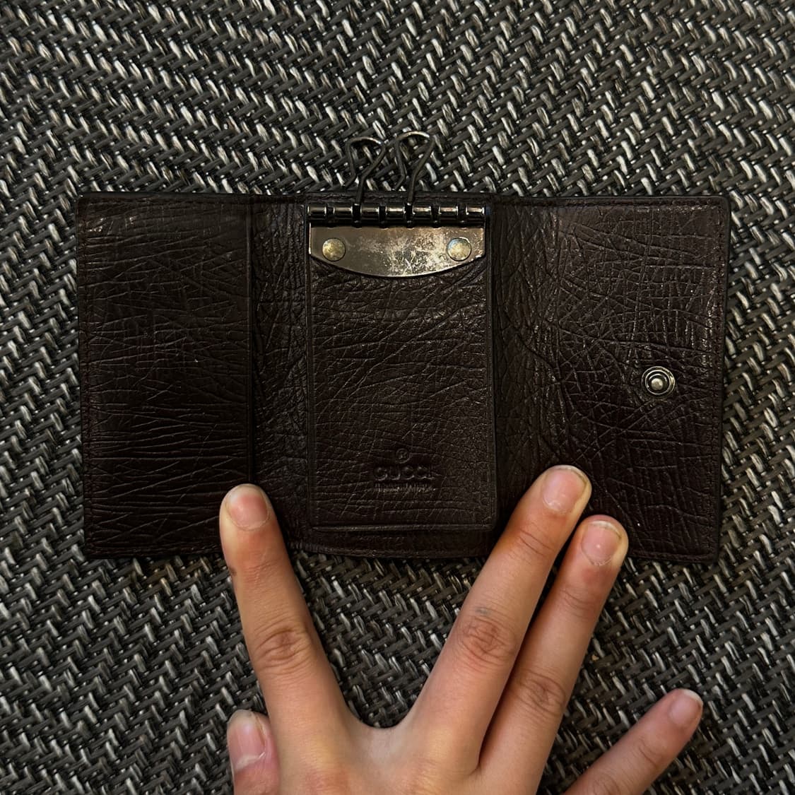 정품) Gucci 구찌 캔버스 링 키케이스 상품이미지3