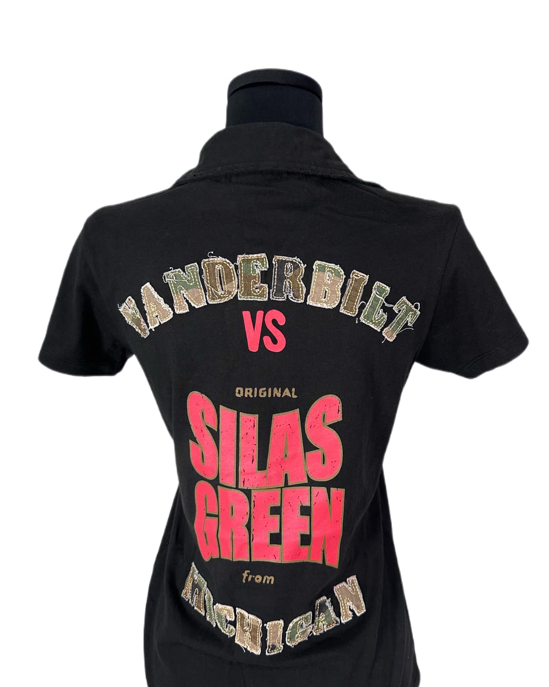 grunge collar printing pk T 상품이미지7