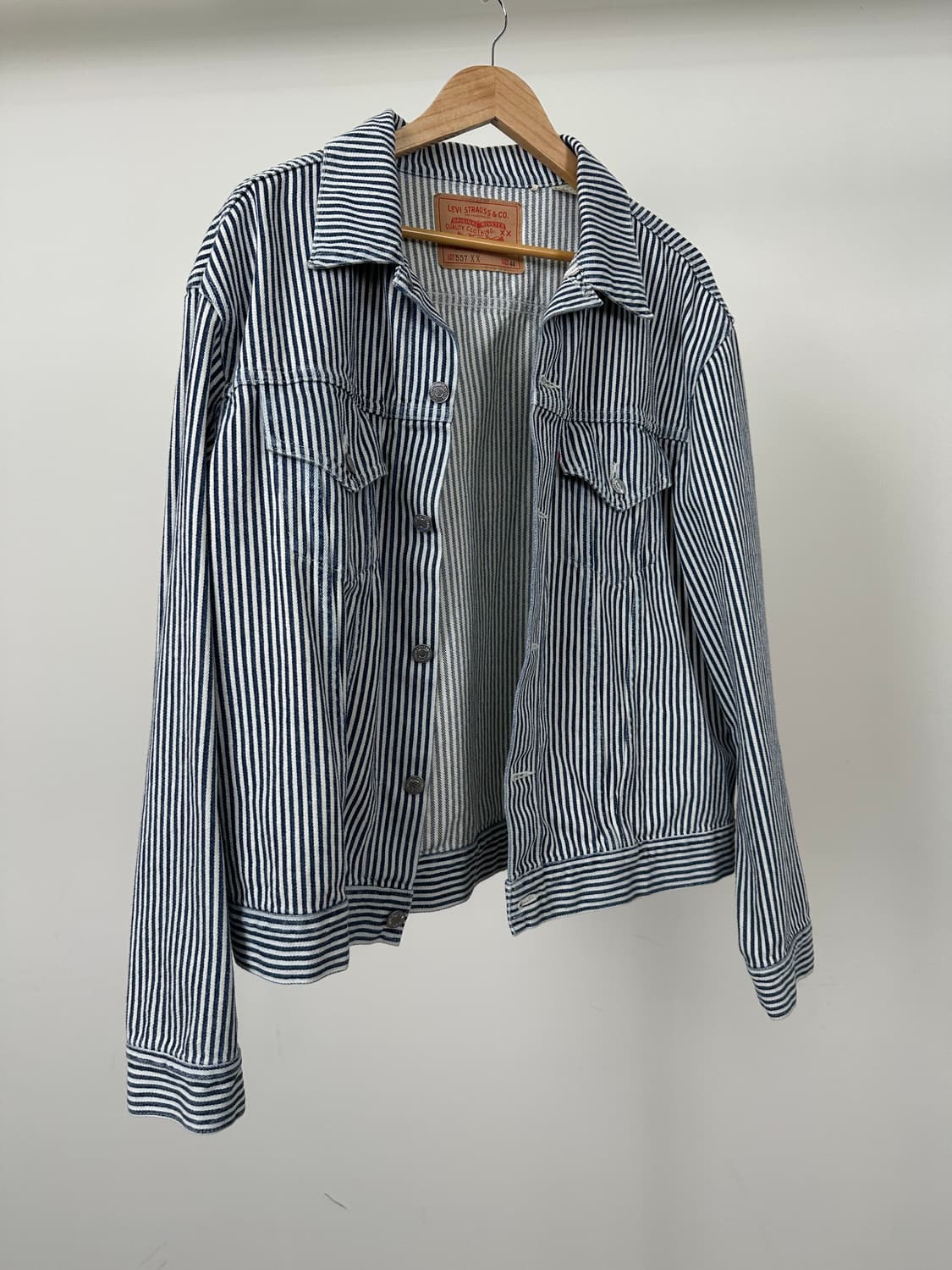 리바이스x니고 557XX 히코리 스트라이프 트러커 자켓44(XL) 상품이미지1