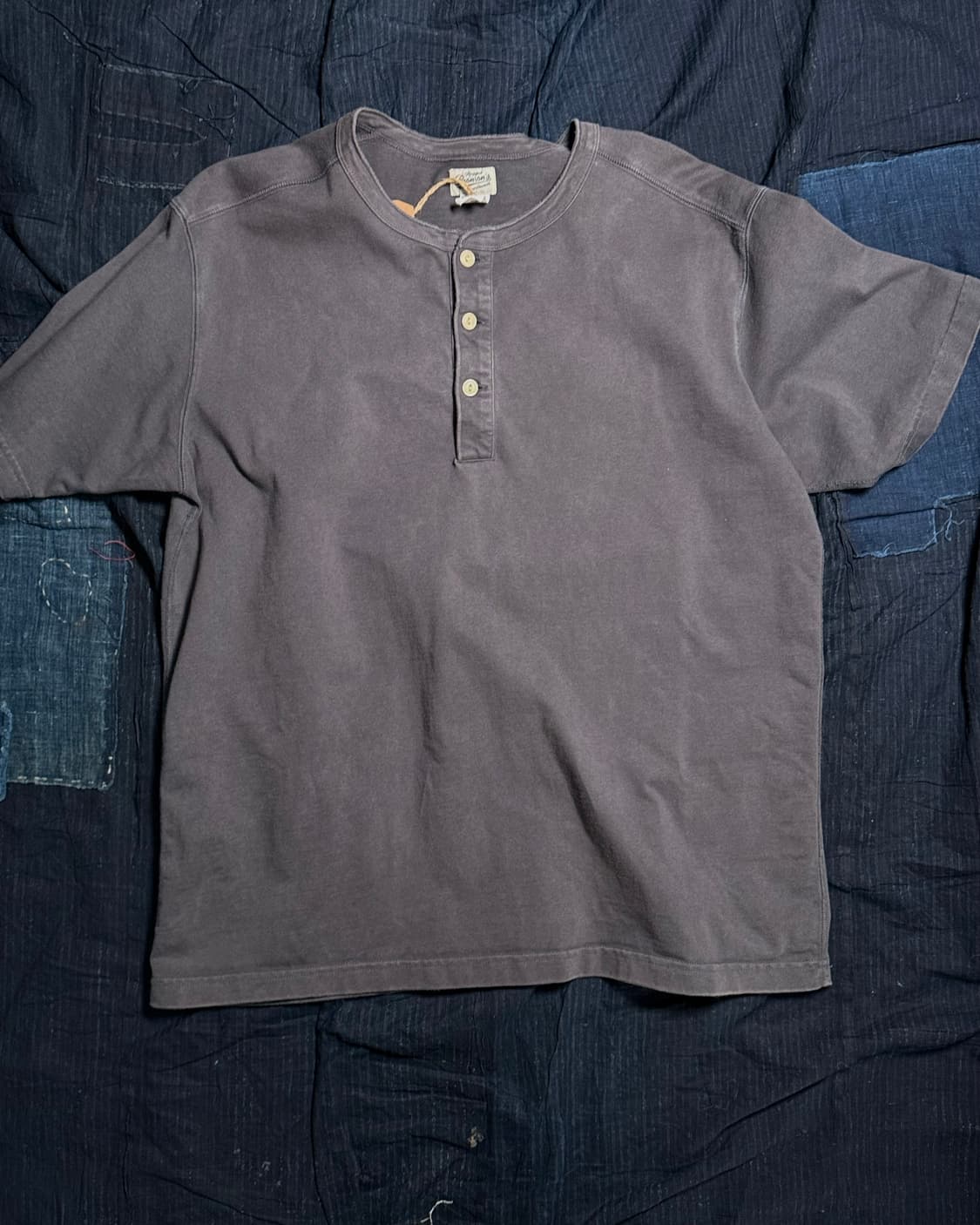 브론슨 10.6oz 코튼 숏 슬리브 헨리 티셔츠 XXL 상품이미지1