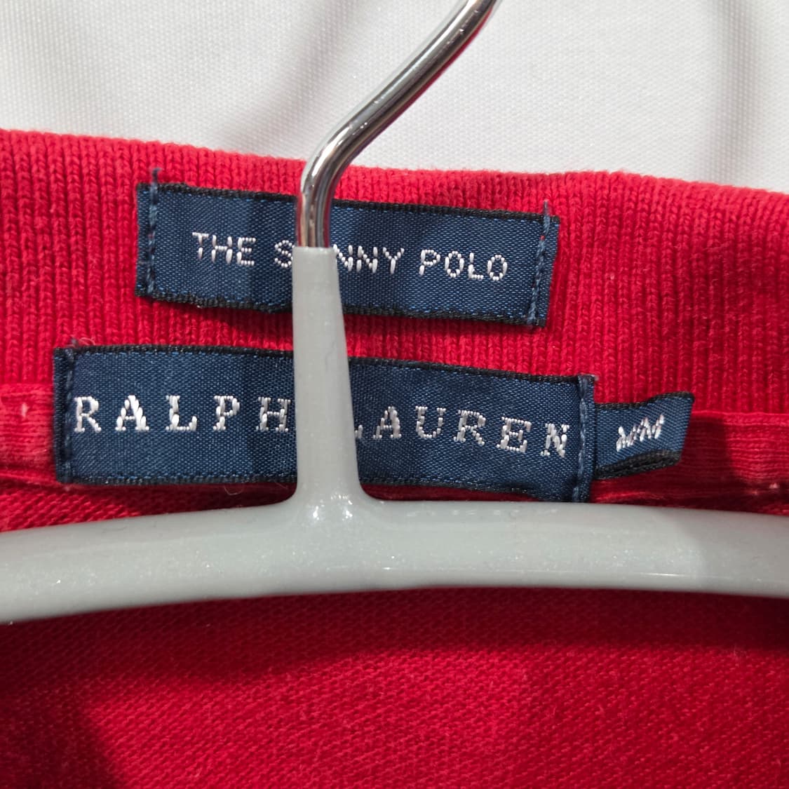 폴로랄프로렌 우먼 빅포니 피케 카라 반팔티 M  상품이미지3