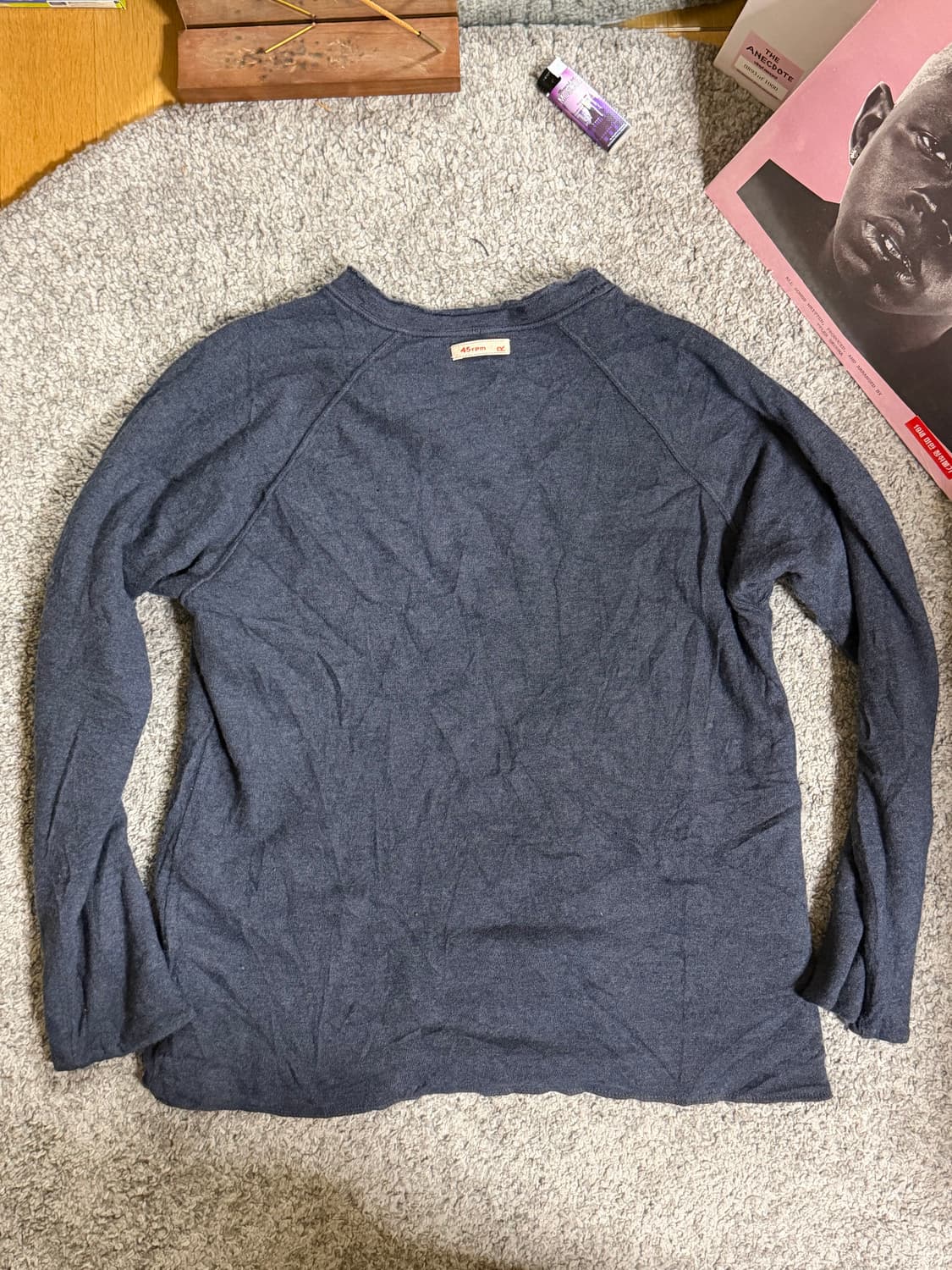 45rpm 리버시블 래글런 니트 상품이미지3