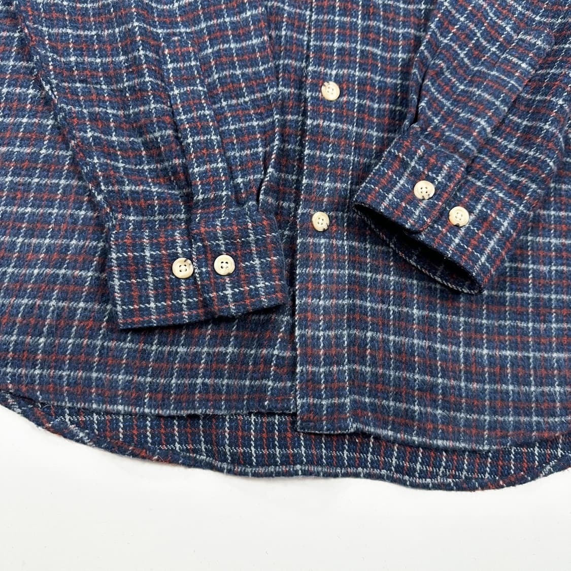 VTG 빈티지 재팬 포켓 울 체크셔츠 (XXL) 상품이미지3