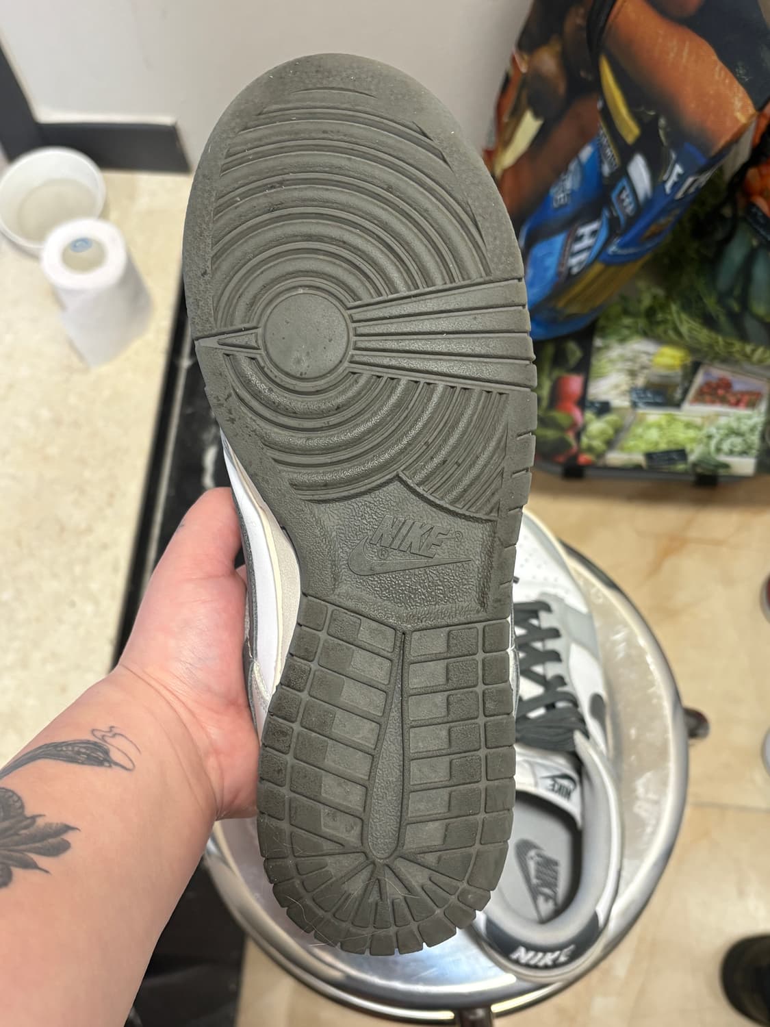 나이키 덩크 로우 라이트 스모크 그레이 260 상품이미지2