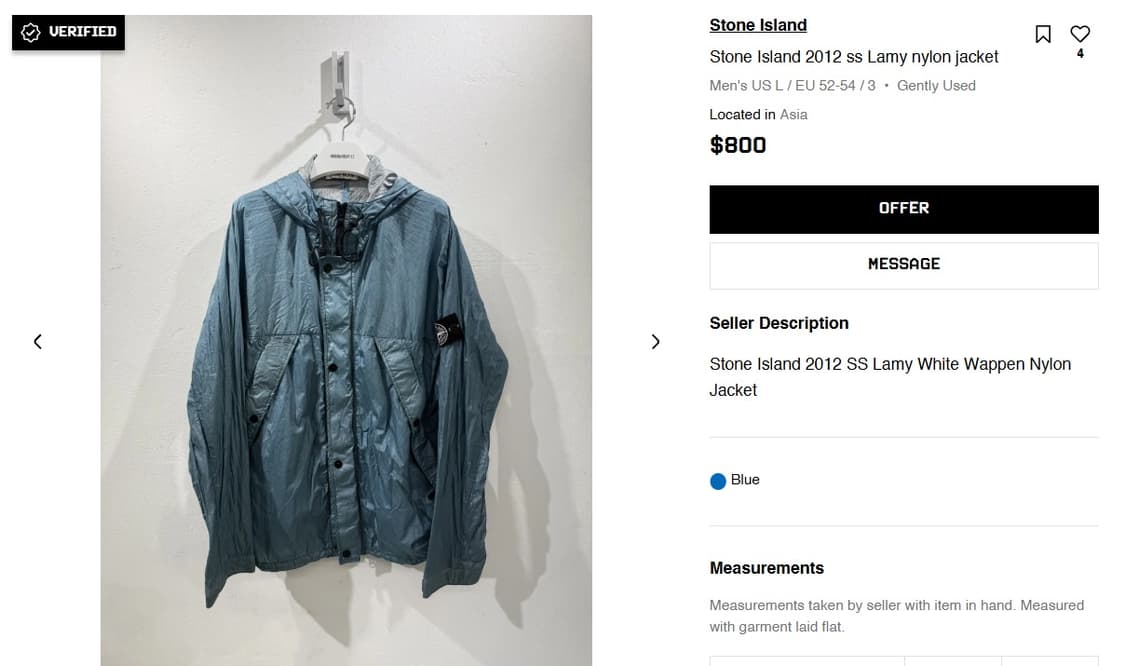 2012ss stone island lamy jacket 상품이미지8