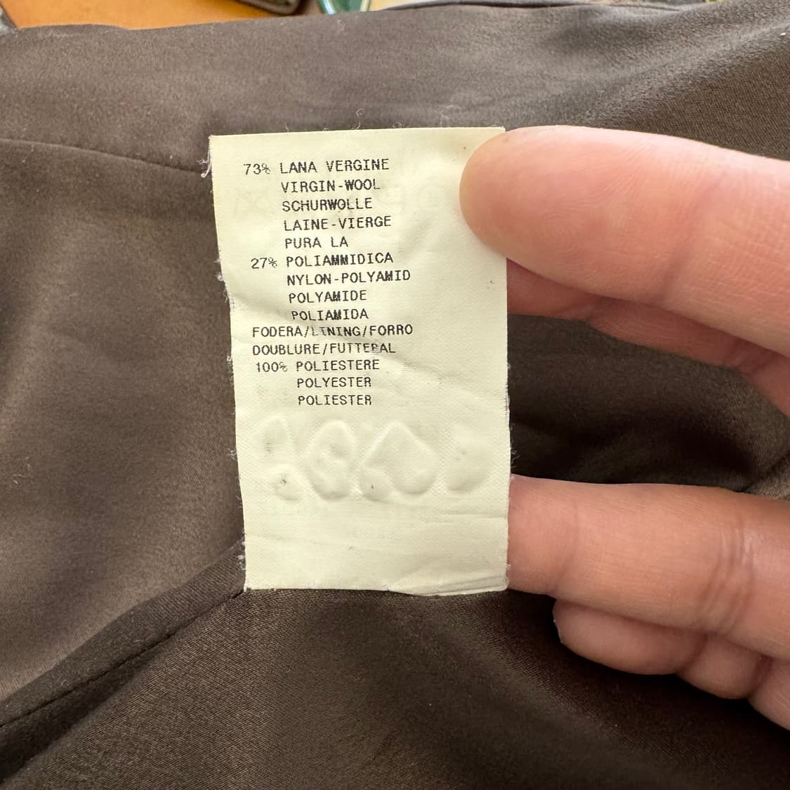 아르마니 콜레지오니 우먼스 울 블렌드 싱글 블레이저  상품이미지7